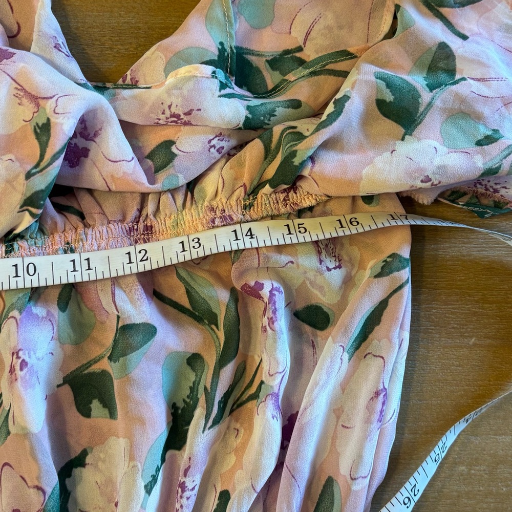 Lulu's Pink Floral Off-Shoulder Maxi Dress - Picture 9 of 12